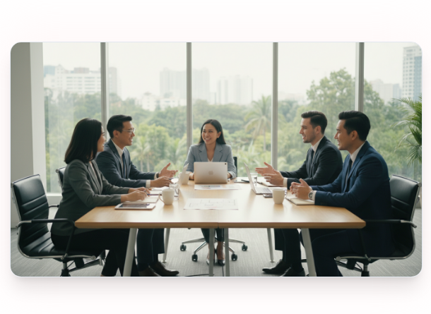 Property management meeting
